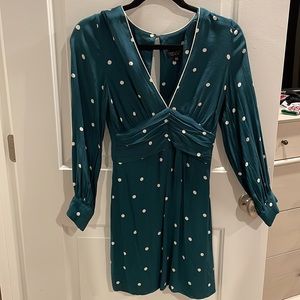 Topshop Blue and White Dress